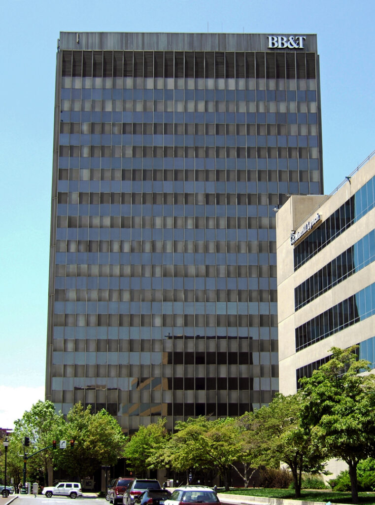 Pre-renovation Arras Building, formerly BB&T Building